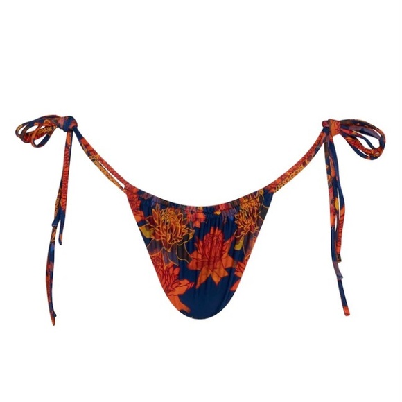 MAOI SWIM Tatiana Bottom in Hawaiiana Print Size Medium - Picture 1 of 7